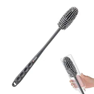 Bottle Cleaning Brush Silicone Long Handle