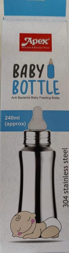 Stainless Steel Infant Baby Feeding Bottle