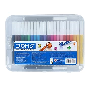 DOMS AQUA WATER COLOUR PENS 24 SH