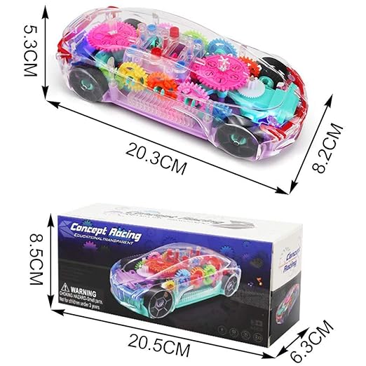 Gear Display Transparent Car