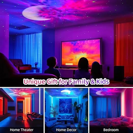 Bluetooth Speaker BuiltIn Sound Astronaut Galaxy Projector Robot