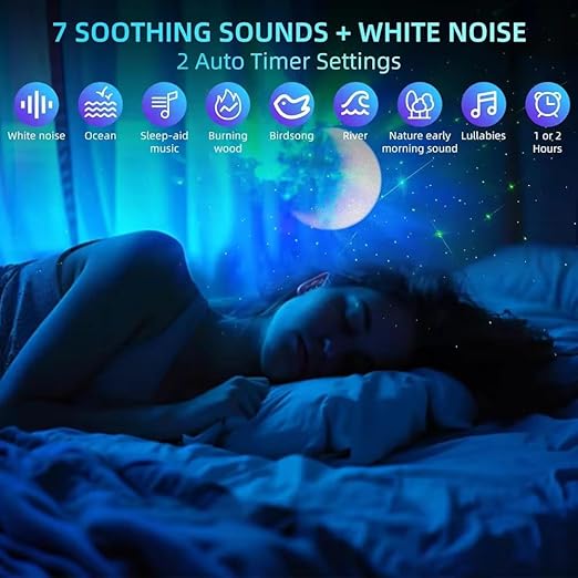 Bluetooth Speaker BuiltIn Sound Astronaut Galaxy Projector Robot