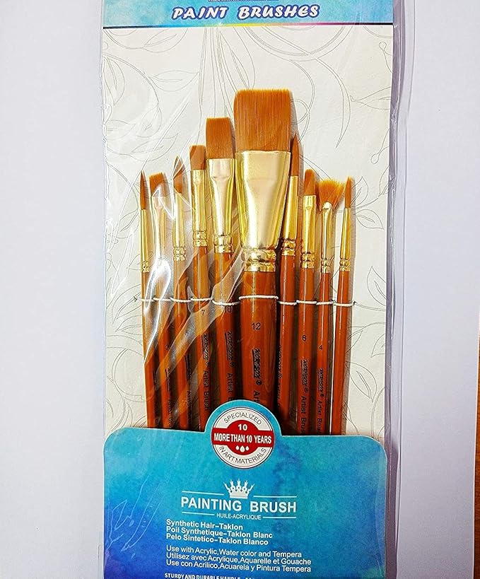 PAINT BRUSHES 10PCS