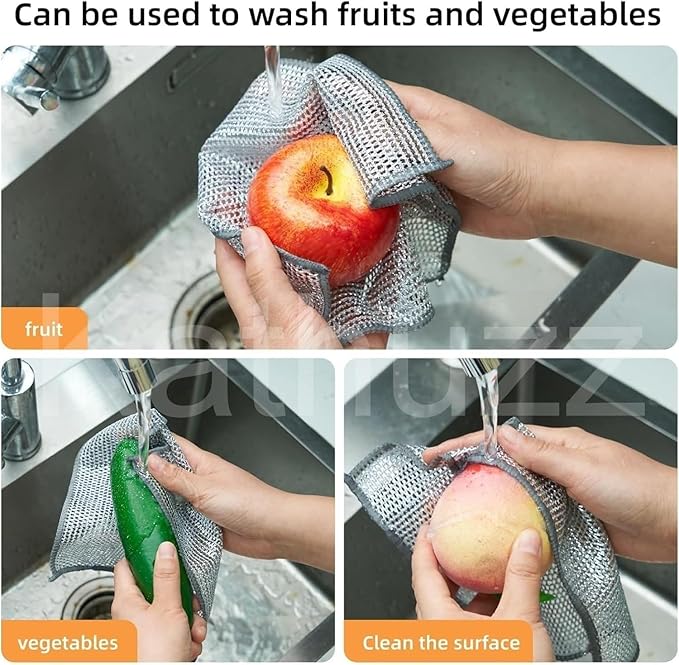 DOUBLE LAYER SCRUBBER