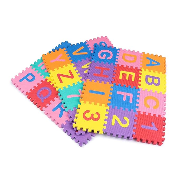 Alphabet and Number Mini Puzzle Mat