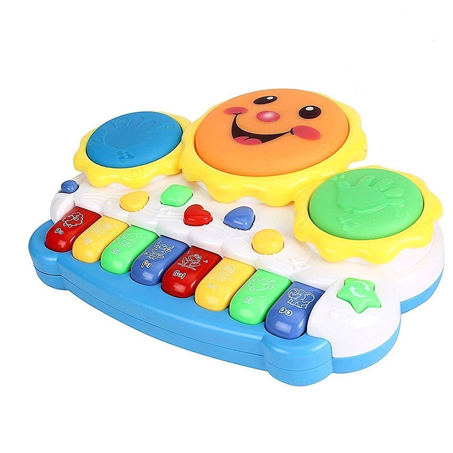 Drum Keyboard Musical Toys with Flashing Lights