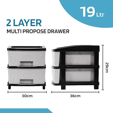 DRAWER MODULAR 2 LAYWER PL