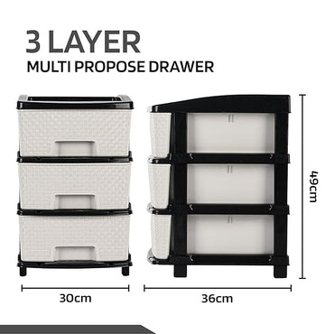 DRAWER MODULAR 3 LAYER PL