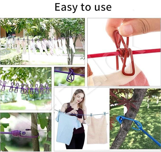CLOTHES PIN 16 CLIP + RASI