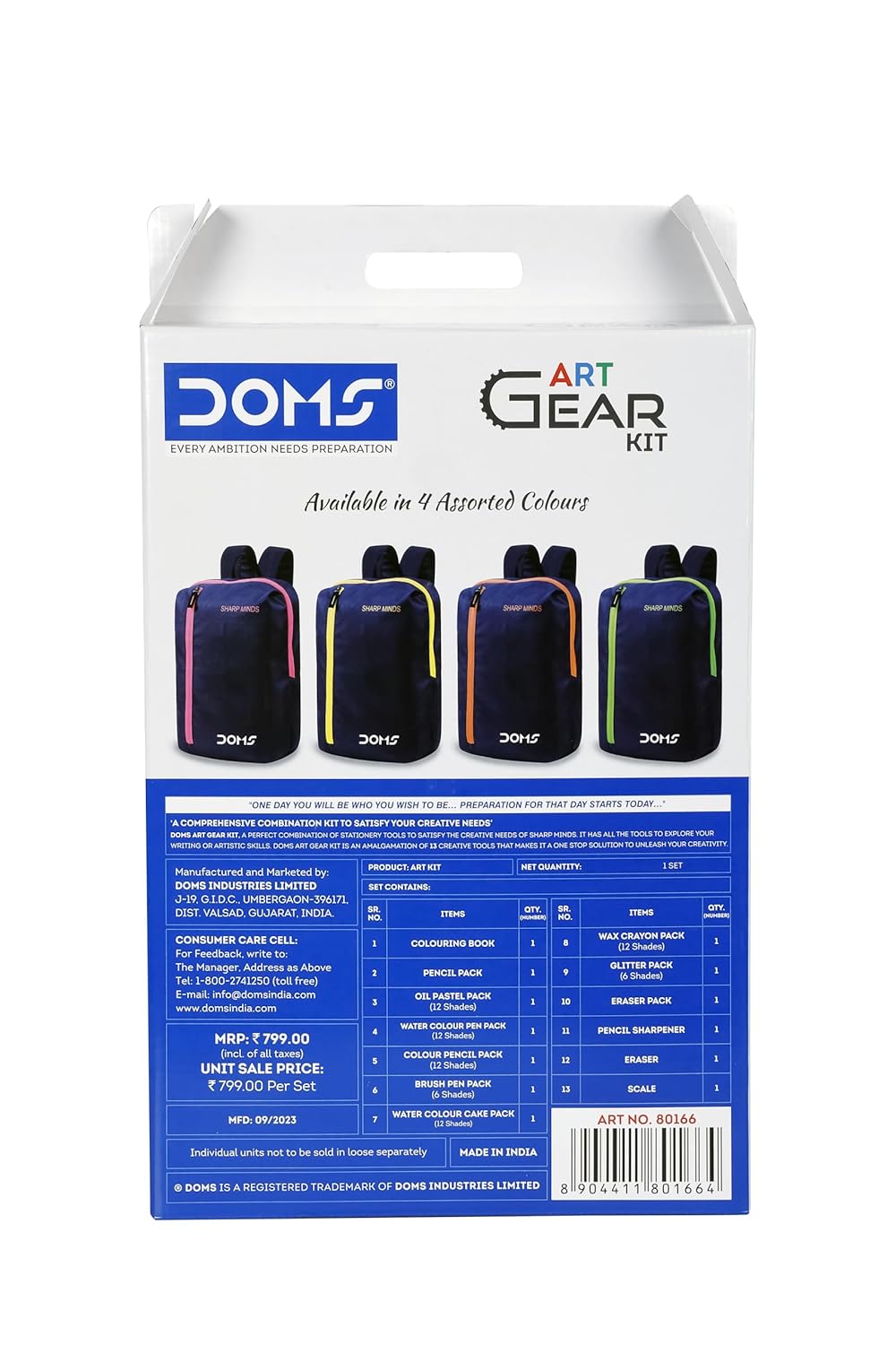 DOMS ART GEAR KIT