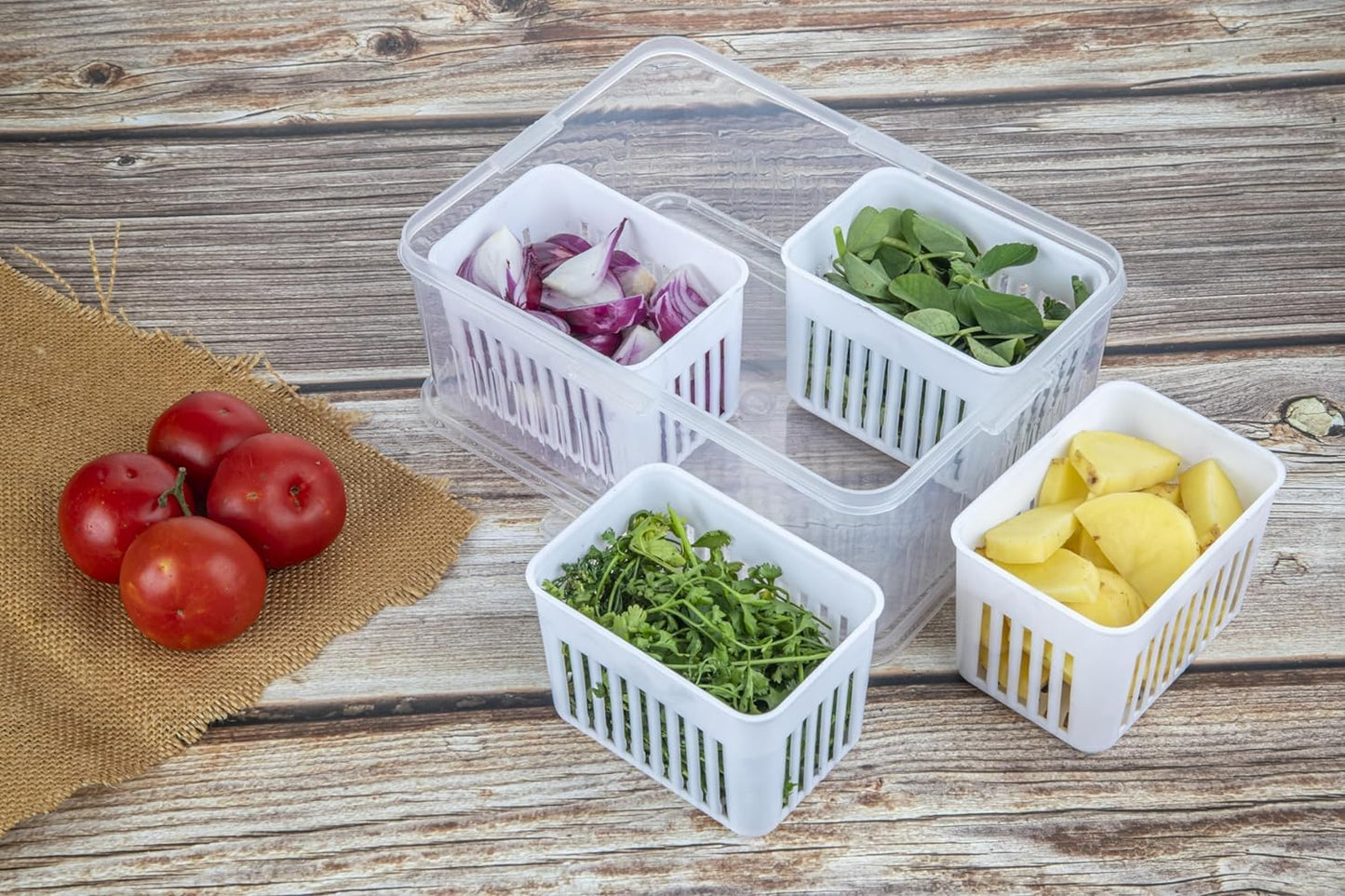 Fridge Storage 4 GRID Boxes