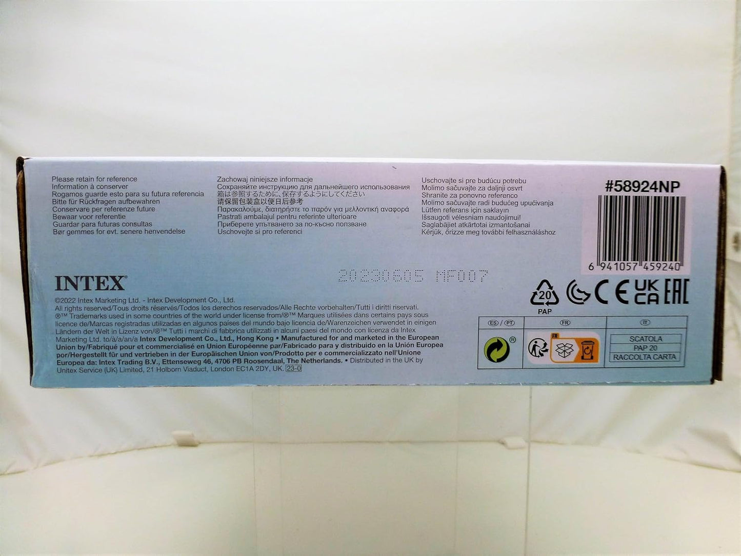 ROUND TUDE BOX INTEX