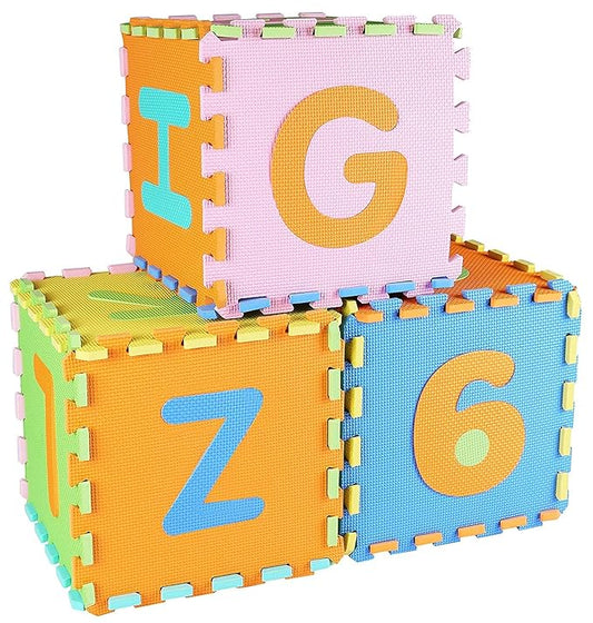 Alphabet and Number Mini Puzzle Mat