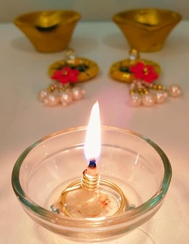 Pure Brass Niranjan Kadi ( 4 PCS IN BOX )
