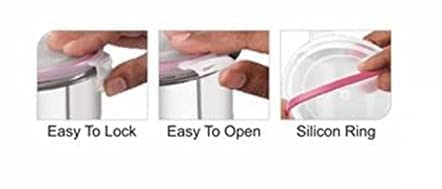 Leak Proof Click and Seal Lock Stainless Steel Storage