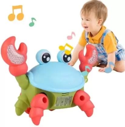 Crawling Crab Toy with Light and Music