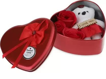 HEART TEDDY BOX