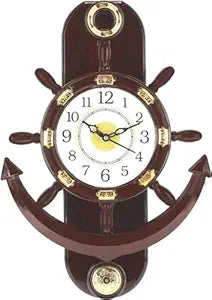 World Pendulum Design Wall Clock for Living Room 