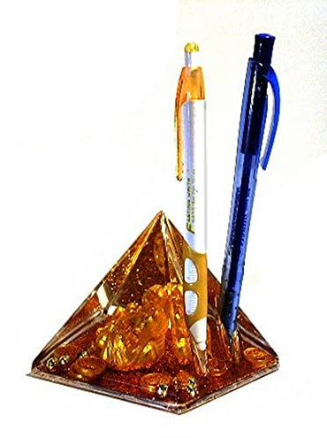 CRYSTAL PEN HOLDER GANESH