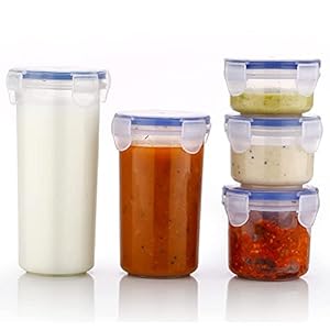 Plastic Liquid Round Airtight Food Storage