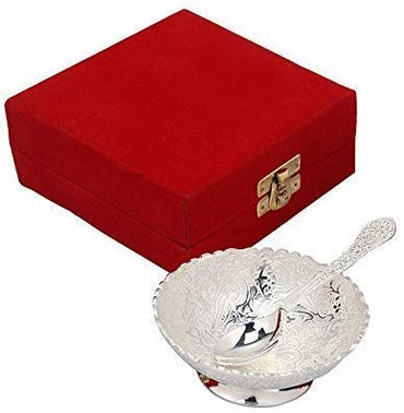 VELVET BOX SILVER BOWL SET