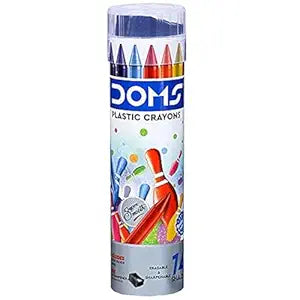 DOMS PLASTIC CRAYON 14 SHADES