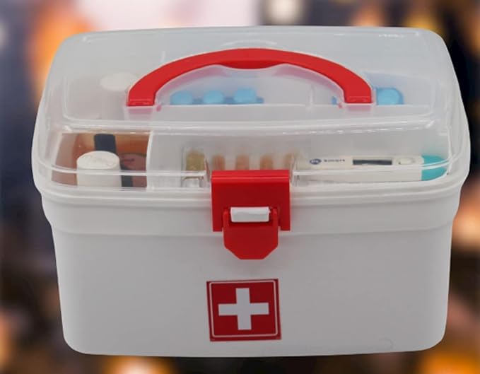 Plastic Rectangular Medicine Box