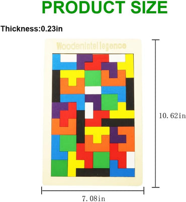 4 WOOD PUZZLES BOX