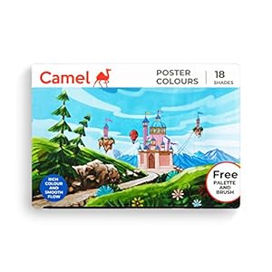 CAMEL 18 SHADES POSTER COLOURS