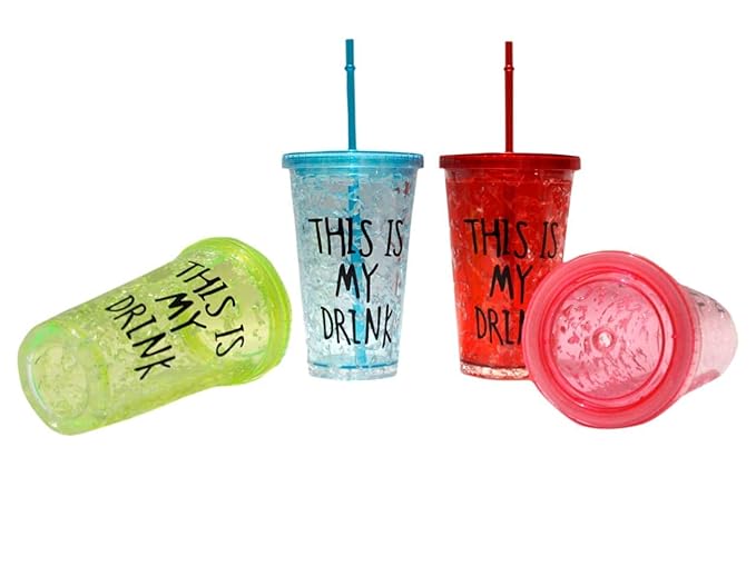 Sipper Bottle Jar with Straw 