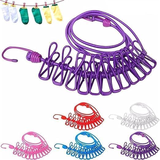 CLOTHES PIN 16 CLIP + RASI