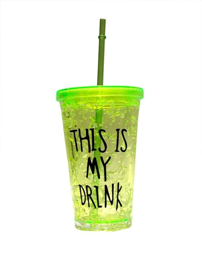 Sipper Bottle Jar with Straw 