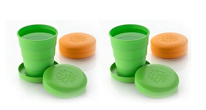  Traveling Foldable Plastic Glass