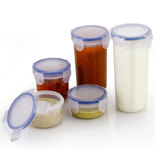 Plastic Liquid Round Airtight Food Storage