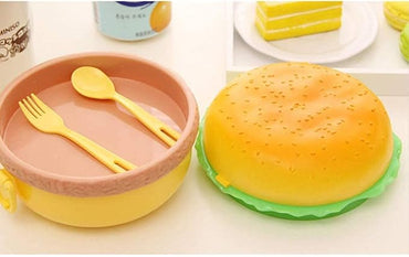 BURGER LUNCH BOX ROUND