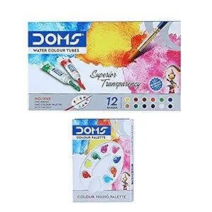 DOMS WATER COLOUR TUBES 12