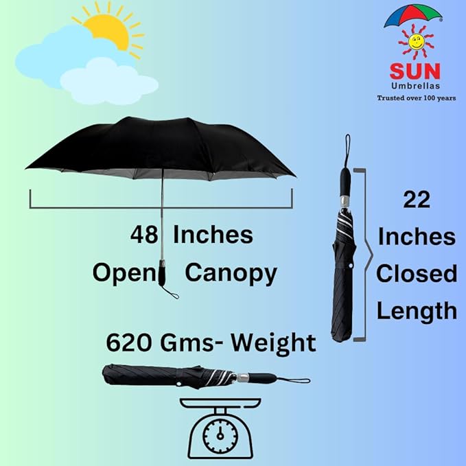Sun Umbrella Topline Big Size 2 Fold UV Protective Big Size