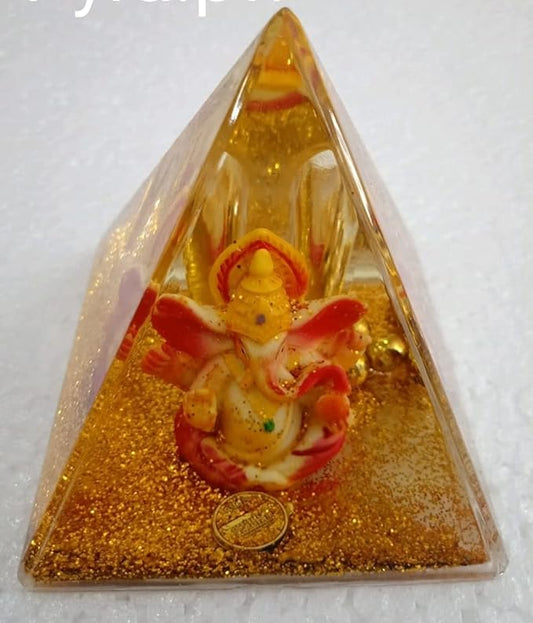 CRYSTAL PEN HOLDER GANESH