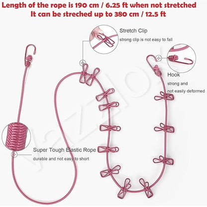 CLOTHES PIN 16 CLIP + RASI