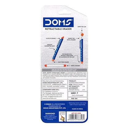 DOMS GROOVE RETRACTABLE ERASER SET