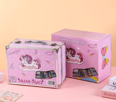 133pcs 3 Layer Art Painting trunk for kids Art Set Box