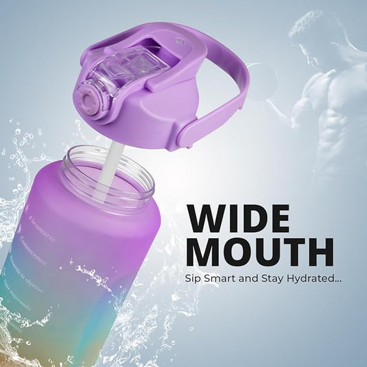 Motivational Water Bottle Set of 3 Pcs
