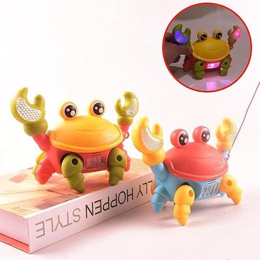 Crawling Crab Toy with Light and Music