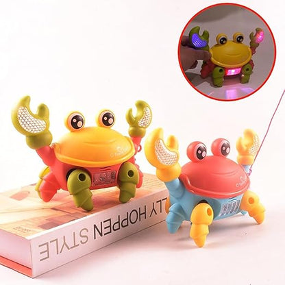 Crawling Crab Toy with Light and Music