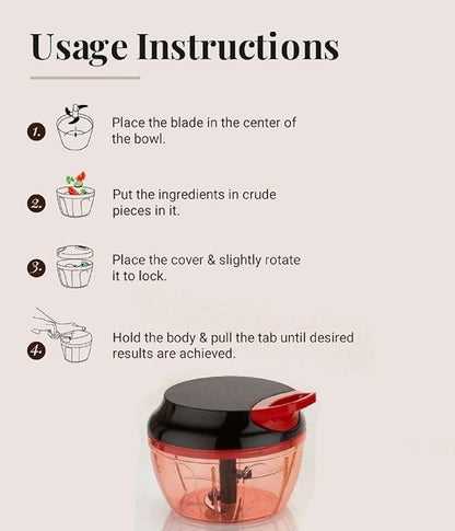 RASSI ONION CHOPPER 550ML ABLE