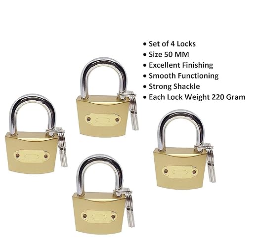 Set of 4 lock and keys for Home door 