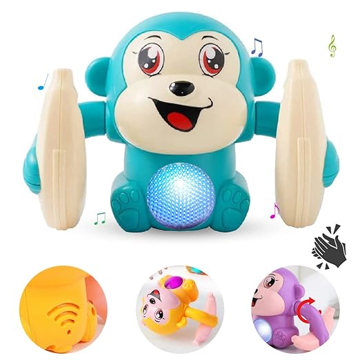 Banana monkey toys for kids. The little monkey