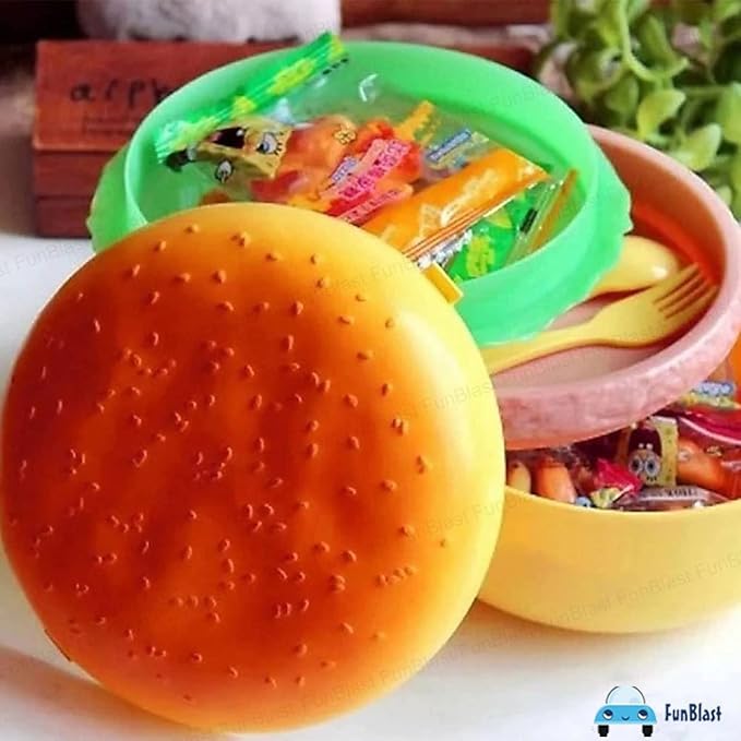 Burger Shape Lunch Box for Kids
