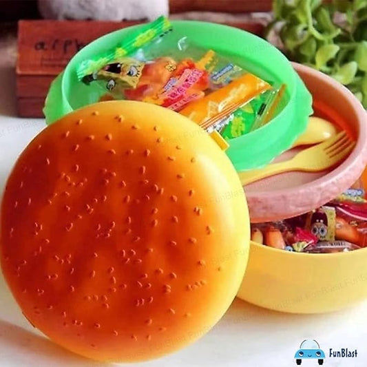 Burger Shape Lunch Box for Kids
