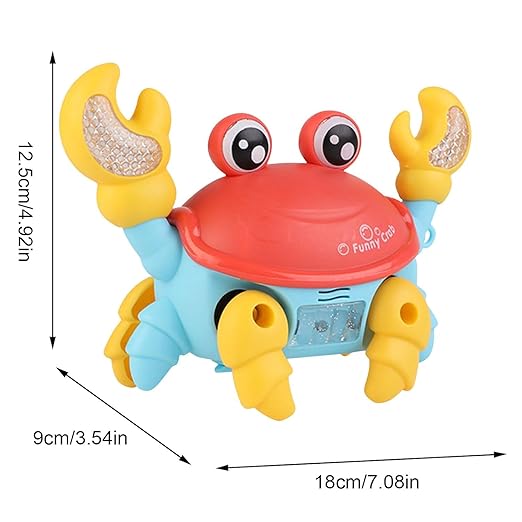 Crawling Crab Toy with Light and Music